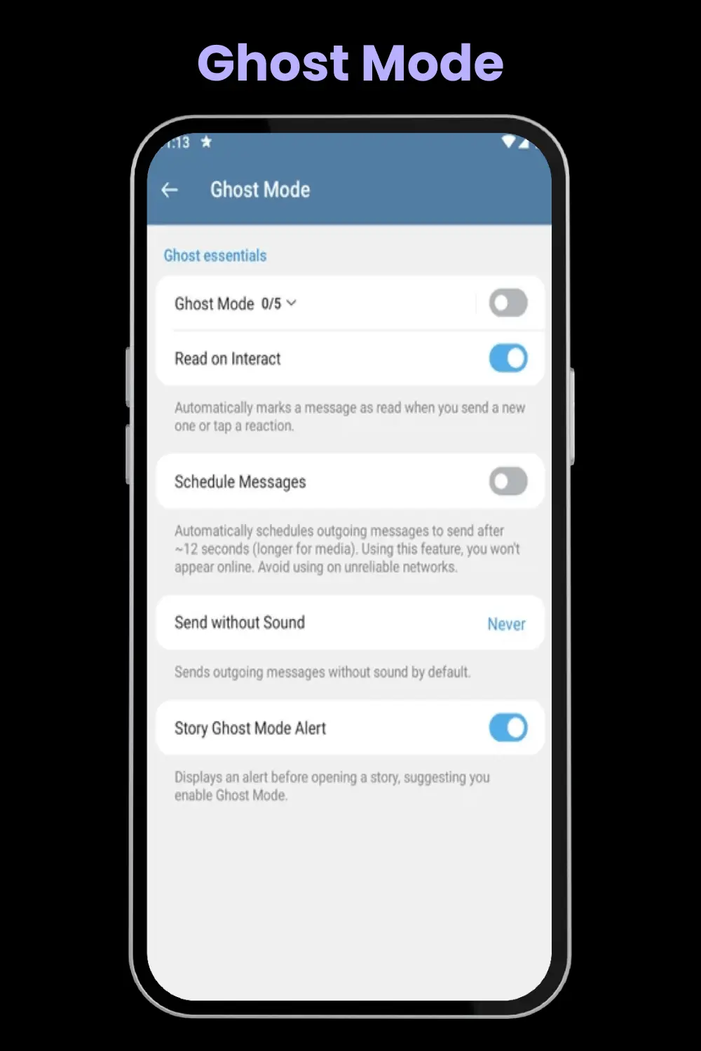 ghost mode